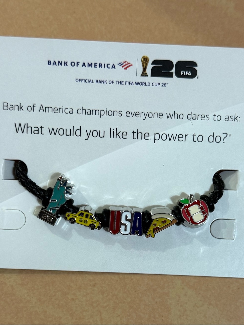 NWT FIFA World Cup 2026 New York themed bracelet